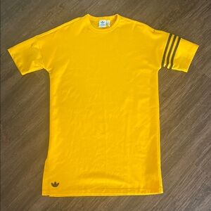Adidas Woman’s Yellow T-Shirt dress- Perfect used condition